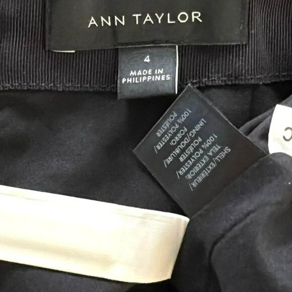 NWOT ANN TAYLOR DIAGONAL TWEED PENCIL SKIRT SIZE 4 - Picture 10 of 10